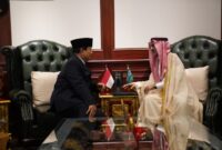 Menhan Prabowo Menerima Kunjungan Dubes Arab Saudi, Bahas Penguatan Kolaborasi Pertahanan
