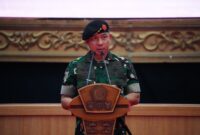 Panglima TNI Terima Laporan Korps Kenaikan Pangkat 22 Perwira Tinggi TNI