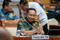Panglima TNI Hadiri Rapat Kerja Komisi I DPR RI