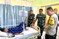 Danlanud Sultan Hasanuddin Tanggung Seluruh Biaya Pengobatan Korban Penembakan Senapan Angin di Palu
