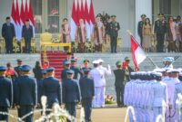 Panglima TNI Hadiri Upacara Prasetya Perwira TNI-Polri Tahun 2024 di Istana Merdeka