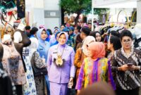 Ketua Umum Dharma Pertiwi Hadiri Bazar Bhayangkari 2024
