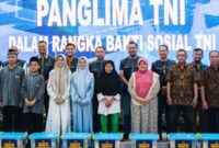 Panglima TNI Gelar Bhakti Sosial di Sarang Prajurit Petarung Marinir Cilandak