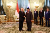 Menhan Prabowo Melakukan Pertemuan dengan Presiden Rusia Vladimir Putin, di Rusia