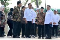 Panglima TNI Dampingi Presiden RI Tinjau Embung MBH dan Sumbu Kebangsaan di IKN
