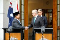 Menhan Prabowo Temui Perdana Menteri dan Menhan Australia di Canberra