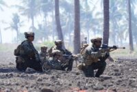Pendaratan Pasukan Gabungan MultinasionalTandai Operasi Amfibi Di Pantai Banongan