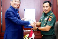 Perkuat Kerja Sama, Kapuspen TNI Terima Kunjungan Kapuspen Kemhan Singapura