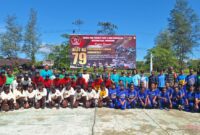 Kodim 1715/Yahukimo Gelar Lomba PBB Antar Sekolah Dalam Rangka HUT TNI Ke-79