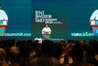 Menhan Prabowo Beri Pandangan di Acara BNI Investor Daily Summit 2024