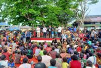 Wamenhan Dampingi Mentan Tinjau Lokasi Lahan Pengembangan Food Estate di Kampung Wanam, Merauke