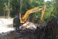 Komandan SSK TMMD Reguler Ke-122 Kodim 1805/Raja Ampat Menunjukkan Taringnya