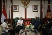 Menhan Sjafrie Menerima Dubes China Wang, Sepakati Peningkatan Hubungan Bilateral