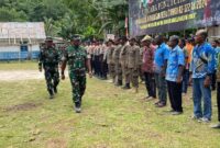 Kasdam XVIII/Kasuari Resmi Tutup Kegiatan TMMD Ke-122 Tahun 2024 di Kampung Saporkren