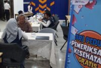 Pemeriksaan Gratis di BRI BO Dewi Sartika, Nasabah Pensiunan Terlayani