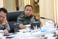 Panglima TNI Hadiri Video Conference Bersama Presiden RI terkait Penanggulangan Bencana di NTT