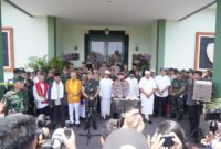 Safari Pengamanan Pilkada Serentak, Panglima TNI Bersama Kapolri Hadiri Doa Bersama Lintas Agama di Bali