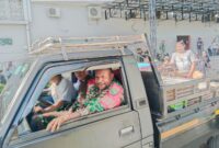 Pastikan Distribusi Logistik Pilkada Berjalan Lancar, Babinsa Jajaran Kodim 1710/Mimika Lakukan Pengawalan