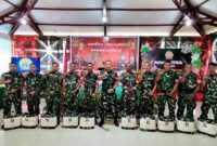 Perkuat Soliditas Dalam Satuan, Kodim 1710/Mimika Gelar Acara Natal Bersama dan Syukuran HUT Ke-28 Kodim 1710/Mimika