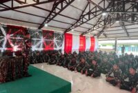 Bentuk Sikap Prajurit Yang Berdisiplin, Dandim 1710/Mimika Beri Pengarahan Kepada Segenap Prajurit dan PNS Kodim