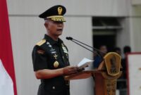 Kasum TNI Terima Laporan Korps Kenaikan Pangkat 97 Perwira Tinggi TNI dan Pimpin Sertijab Jajaran Balakpus Mabes TNI
