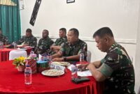 Dandim 1710/Mimika Pimpin Sidang Jabatan Bintara dan Tamtama Personel Kodim 1710/Mimika Triwulan I TA 2025