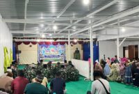 Koramil 1715-01/Oksibil Kodim 1715/Yahukimo Rayakan Isra Mi’raj di Masjid An Nur Oksibil Bersama Masyarakat