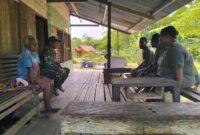 Perkokoh Kemanunggalan, Babinsa Koramil Agimuga Secara Rutin Gelar Komsos Bersama Warga Binaan