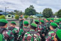 Bangun Komunikasi Dengan Anggota, Dandim 1710/Mimika Beri Jam Komandan Kepada Segenap Prajurit Dan PNS Kodim