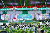 Panglima TNI Dampingi Presiden RI Buka Kongres Ke-18 Muslimat Nahdlatul Ulama