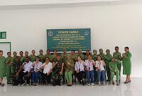 Kodim 1715/Yahukimo Gelar Donor Darah Semarakkan HUT Persit Ke-79