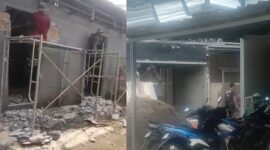 Bangunan Jl. Delima Mas. No. 25.  RT.002/RW05. Kelurahan, Pondok Cabe Udik. Kecamatan, Pamulang. Kota Tangerang Selatan. Provinsi Banten.